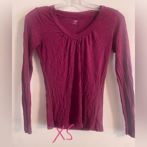 XS Maroon Blouse